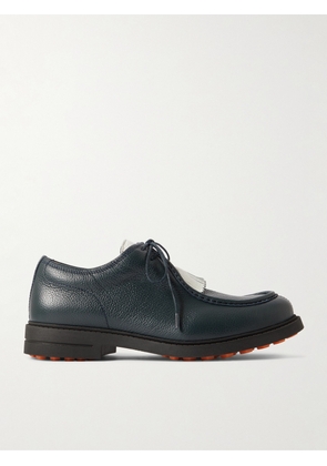 Mr P. - Golf Fringed Full-Grain Leather Shoes - Men - Blue - UK 7