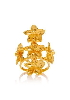 Sylvia Toledano - Bloom 22K Gold-Plated Ring - Gold - OS - Moda Operandi - Gifts For Her