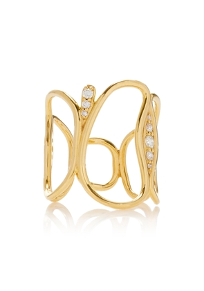 Fernando Jorge - Fluid 18K Yellow Gold Diamond Ring - Gold - US 6.75 - Moda Operandi - Gifts For Her
