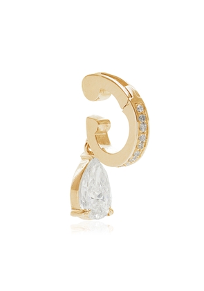 Savolinna Jewelry - Linette Dancing Piorra 18k White Gold Diamond Single Ear Cuff - Gold - OS - Moda Operandi - Gifts For Her