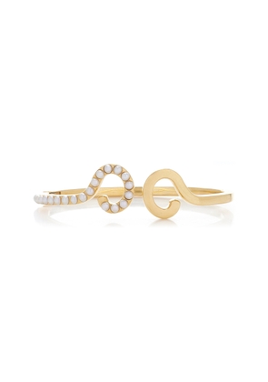 Akaila Reid  - Swirl 18K Yellow Gold Pearl Bracelet - White - OS - Moda Operandi - Gifts For Her