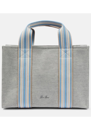 Loro Piana The Suitcase Stripe Small tote bag