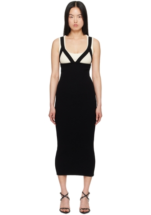 Jean Paul Gaultier White & Black 'The Madone' Maxi Dress