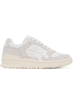 Asics White & Taupe EX89 Sneakers