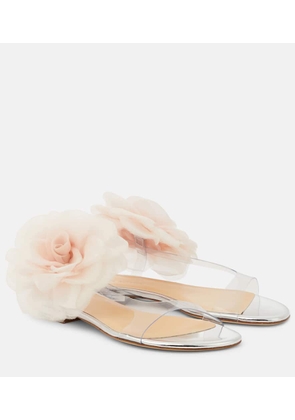 Magda Butrym Floral-appliqué PVC sandals