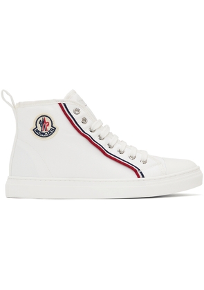 Moncler Enfant Kids White Anyse II High-Top Sneakers