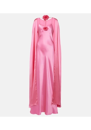Rodarte Caped silk gown