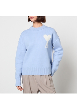 AMI Off White ADC Wool Sweater - XS