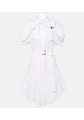 Vivienne Westwood Football Heart cotton shirt dress