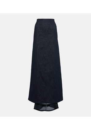 Brunello Cucinelli Cotton-blend maxi skirt