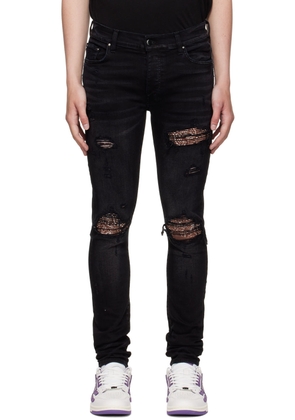AMIRI Black MX1 Bandana Jeans