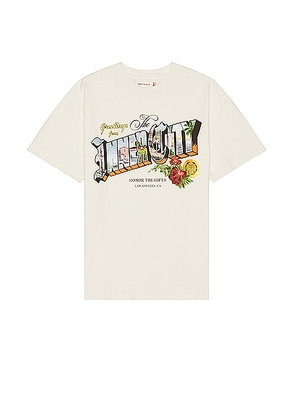 Honor The Gift Greetings 2.0 Short Sleeve Tee in White - White. Size L (also in M).