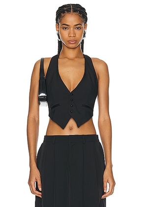 retrofete Florence Vest in Black - Black. Size M (also in S, XL).