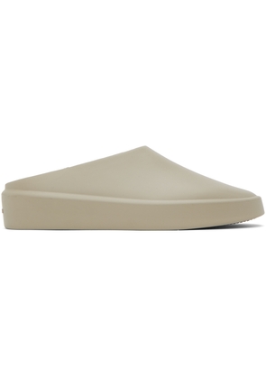 Fear of God Gray Cutout Slippers