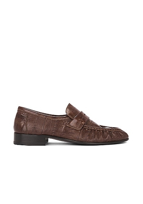 The Row Soft Loafer in LIGHT BROWN - Brown. Size 36.5 (also in 39, 39.5, 40, 41).