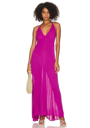 Indah Rhea Maxi Dress in Purple. Size M, XS.