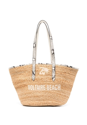 Zadig&Voltaire Le Beach Voltaire beach bag - Neutrals