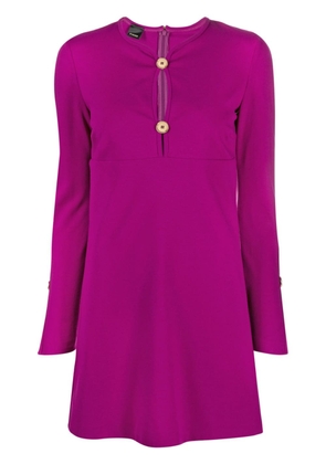 PINKO slit-sleeve minidress - Purple