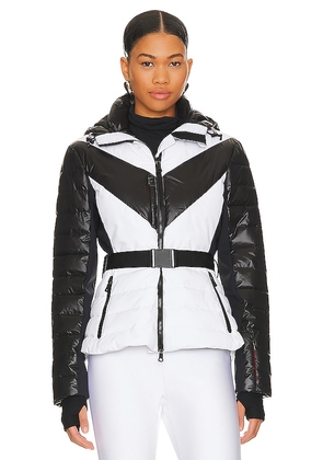 Erin Snow Kat Jacket in Black,White. Size 4, 6.