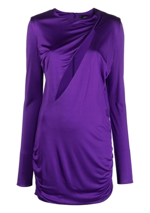 Versace cut-out minidress - Purple