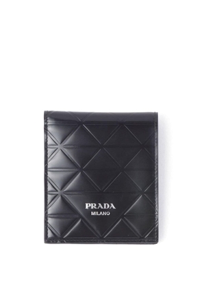 Prada quilted leather wallet - Black