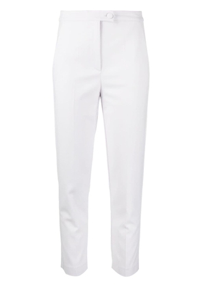 Patrizia Pepe cropped tapered trousers - Grey