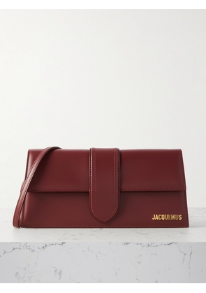 Jacquemus - Le Bambino Long Leather Shoulder Bag - Burgundy - One size