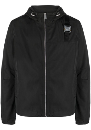 1017 ALYX 9SM buckle-detail hooded jacket - Black