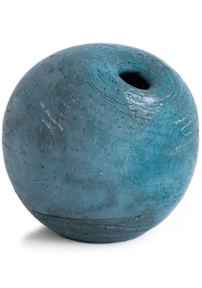 Origin Made small Salt clay vase (12cm) - Blue