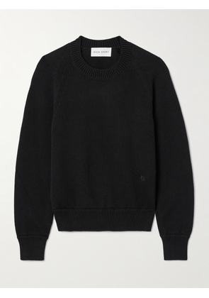 HIGH SPORT - Cotton-blend Sweater - Black - x small,small,medium,large,x large