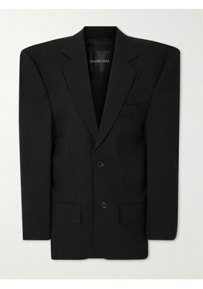 Balenciaga - Oversized Wool Blazer - Black - 1,2