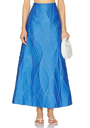 Alexis Gardenia Skirt in Blue. Size S, XS.