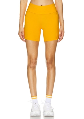 Goldbergh Florish Shorts in Orange. Size L, S, XS.