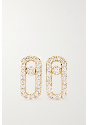 Messika - Move Uno 18-karat Gold Diamond Earrings - One size