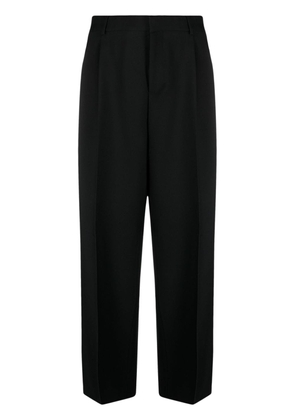 Versace wool tailored trousers - Black