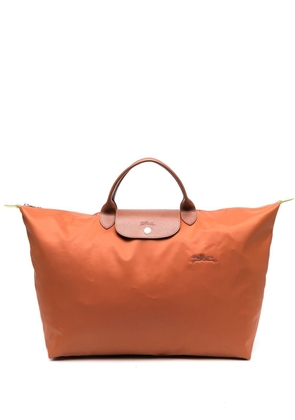 Longchamp large Le Pliage travel bag - Brown