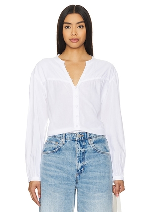 PAIGE Marline Shirt in White. Size L, S, XL, XS.