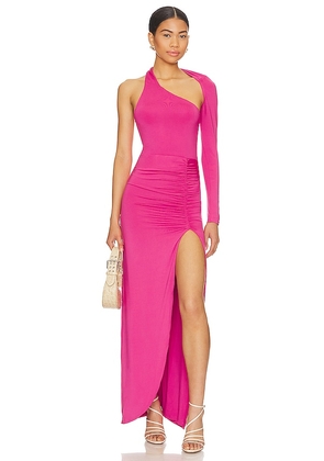 superdown Romona Maxi Dress in Pink. Size XL, XS.
