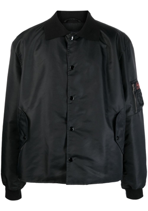 Raf Simons collared bomber jacket - Black