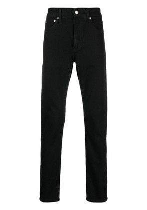 Calvin Klein Jeans mid-rise slim-cut jeans - Black