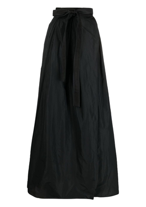 PINKO Nocepesca pleated maxi skirt - Black