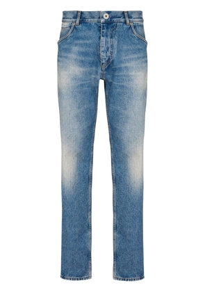 Balmain mid-rise straight-leg jeans - Blue