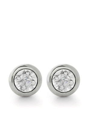 Monica Vinader diamond stud earrings - Silver