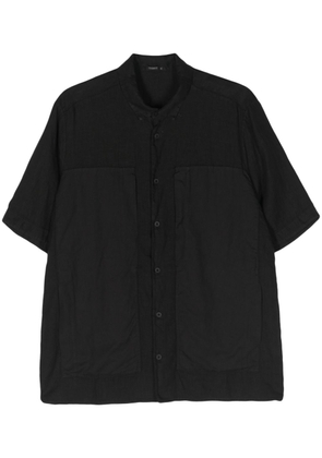 Transit decorative-stitching shortsleeve shirt - Black