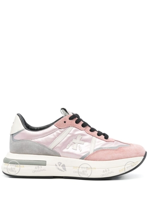 Premiata Cassie leather sneakers - Pink