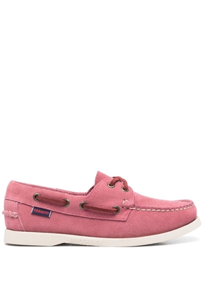 Sebago boat-style suede loafers - Pink