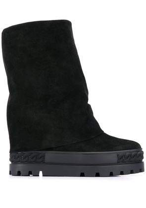 Casadei wide ankle boots - Black