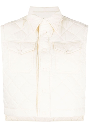 Polo Ralph Lauren diamond-quilted cropped gilet - Neutrals