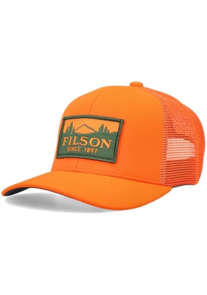 Filson logo-patch baseball cap - Orange