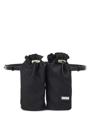 Ferragamo double-pouch belt bag - Black